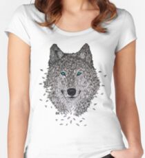 Vector Wolf Women's Fitted Scoop T-Shirt