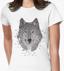 Vector Wolf Women's Fitted T-Shirt