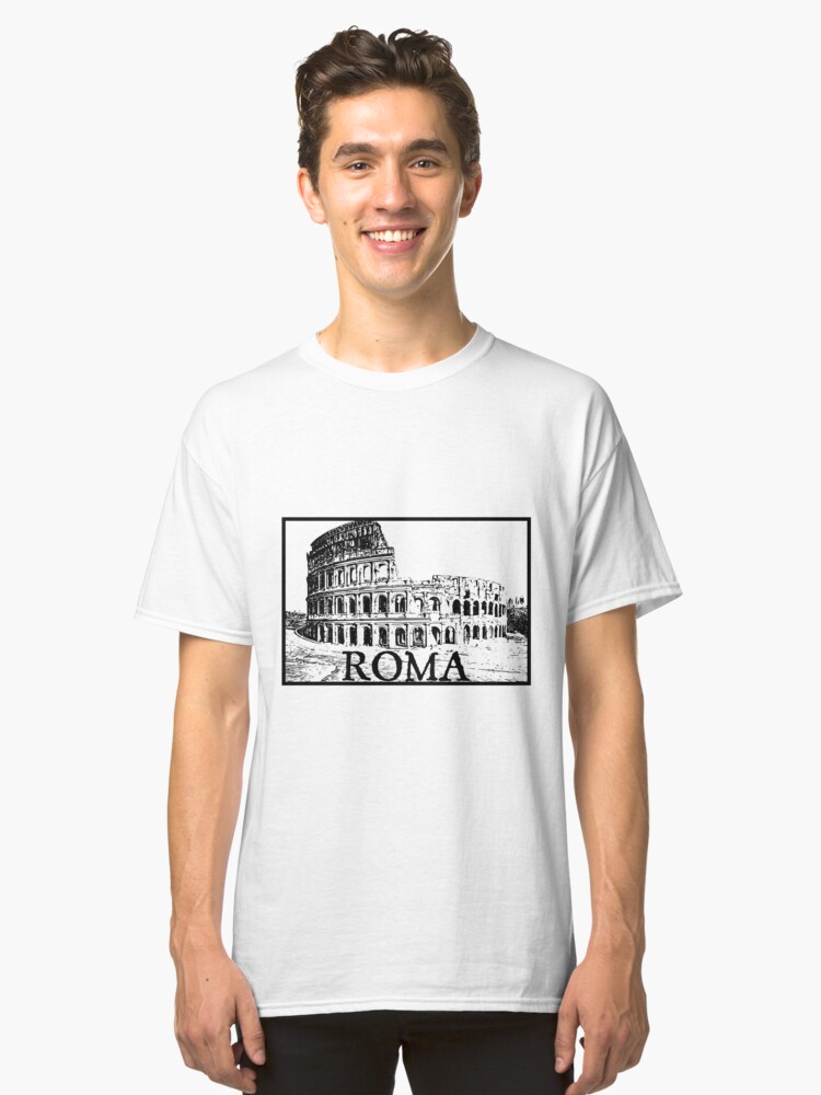 Rome Roma Italia Italy Italian Colosseum Gladiator Roman Classic T Shirt - 