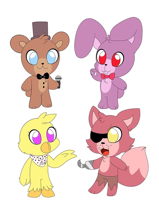 Fnaf Drawing Posters Redbubble