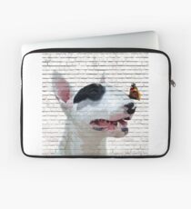 English Bull Terrier & Butterfly Laptop Sleeve