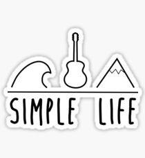 Simple life Sticker