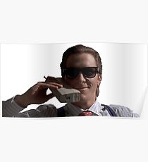 Patrick Bateman on Phone (American Psycho) Poster
