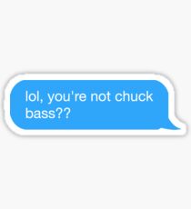 chuck bass Sticker