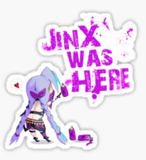 Jinx was here ! Sticker
