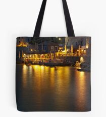 Limeni at dusk, Mani, Peloponnese Tote Bag