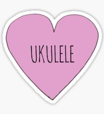 UKULELE LOVE Sticker