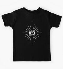 Electric Eyes - Black and White Kids Tee