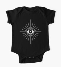 Electric Eyes - Black and White One Piece - Short Sleeve
