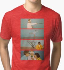 Peacock Feather Ritual Tri-blend T-Shirt