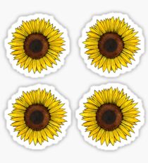 Sunflower sticker sheet Sticker
