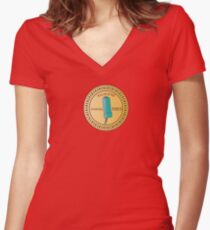 In H.E.L.P.eR. We Trust Venture Bros. Fitted V-Neck T-Shirt
