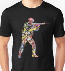 Sticker Logo CSGO Unisex T-Shirt