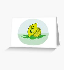 Lemon Juice Greeting Card