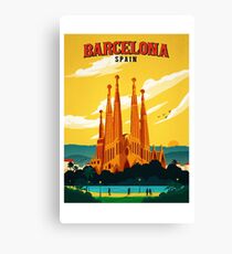Lienzo Viajes Barcelona