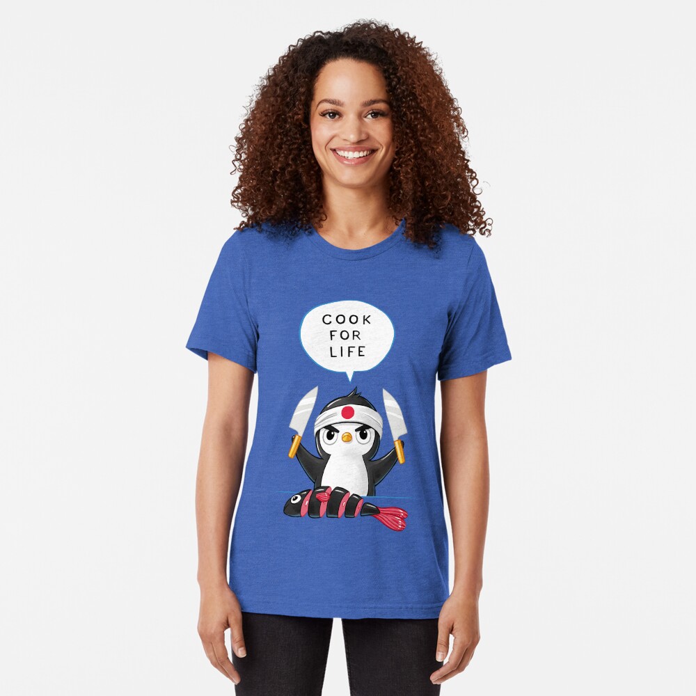 Penguin Chef Tri-blend T-Shirt