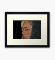 Blond Woman Framed Print