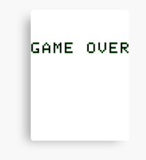 Misc - Game Over Canvas Print