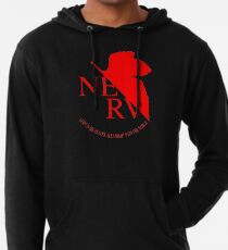 Nerv Logo, Neon Genesis Evangelion Lightweight Hoodie