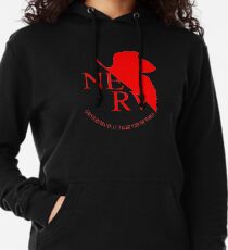 Nerv Logo, Neon Genesis Evangelion Lightweight Hoodie