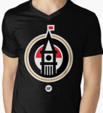BBG019B — Tower (Reversed) Men's V-Neck T-Shirt