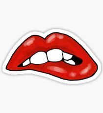 Lip Bite: Stickers | Redbubble