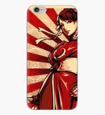 Vinilo o funda para iPhone Chun Li Red
