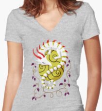 Dragon Egg Shirt mit V-Ausschnitt