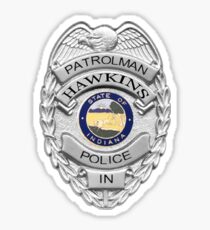 Hawkins Police Stickers | Redbubble