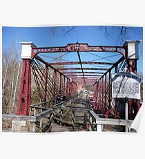 Last surviving Bollman truss bridge Poster