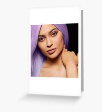 Kylie Jenner Greeting Card