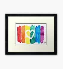 Love Wins Framed Print