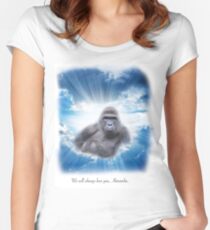 Harambe Women's Fitted Scoop T-Shirt
