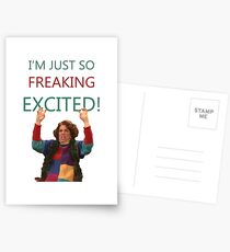 Kristen Wiig: I'm just so freaking excited! Postcards
