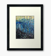 Space Under Water Framed Print