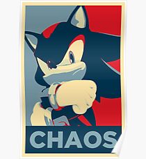 Shadow the Hedgehog (Obama Hope Poster Parody) Poster