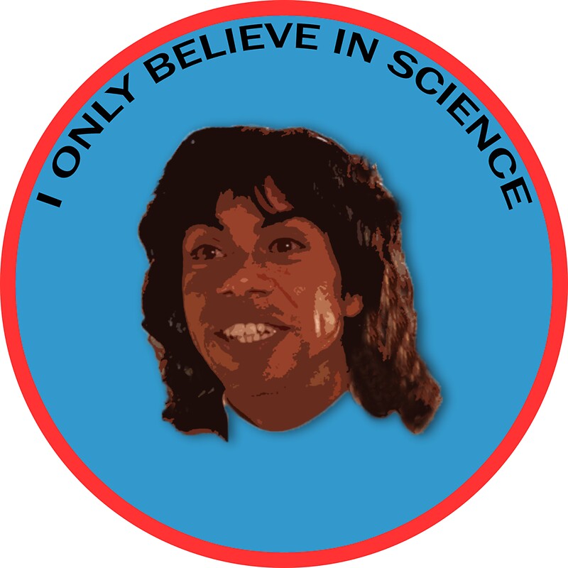 "I only believe in science" Stickers by Calbran | Redbubble