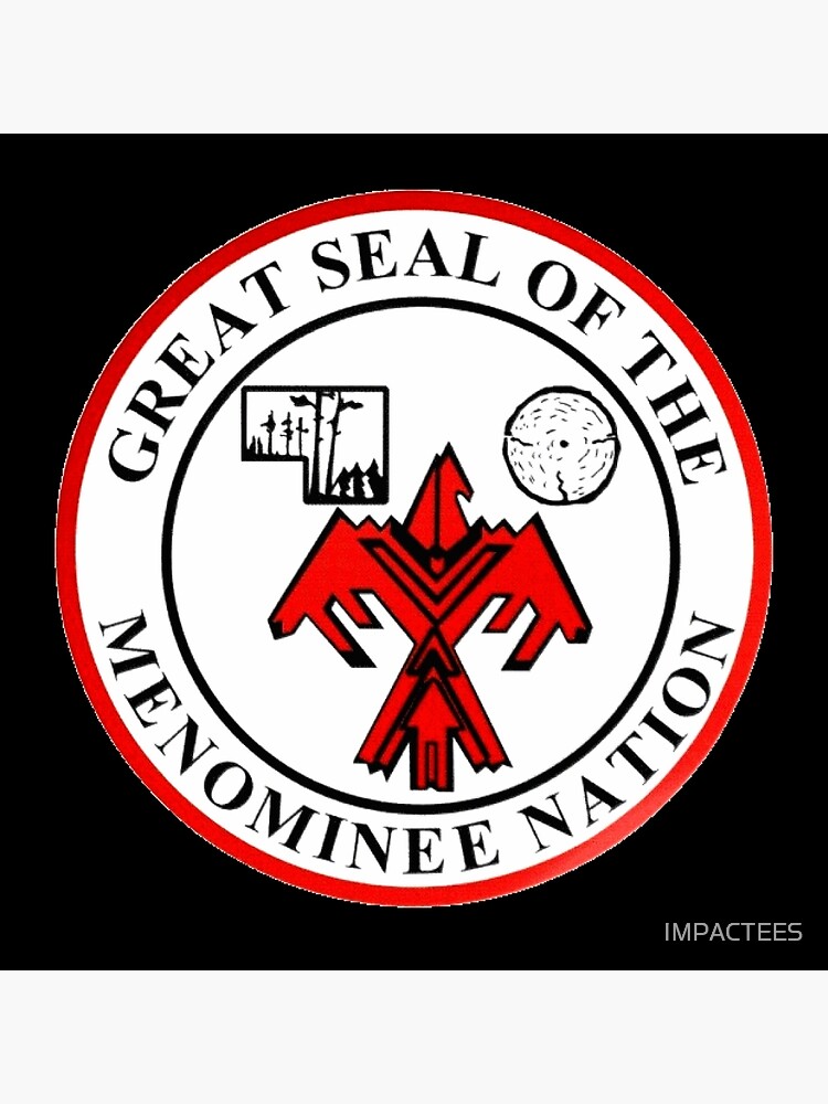 "MENOMINEE NATION" Framed Art Print by IMPACTEES Redbubble