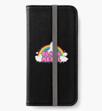BLACK METAL! (Funny Unicorn / Rainbow Mosh Parody Design) iPhone Wallet/Case/Skin