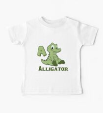 A is for Alligator Baby Tee