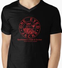 One Eyed Jacks Men's V-Neck T-Shirt