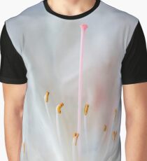White and Pink Azalea Graphic T-Shirt