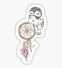 Owl & Dreamcatcher Sticker