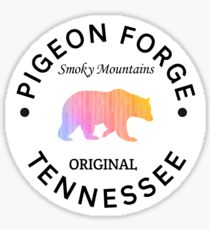 PIGEON FORGE TENNESSEE SMOKY MOUNTAINS ORIGINAL NATIONAL PARK BEAR Sticker