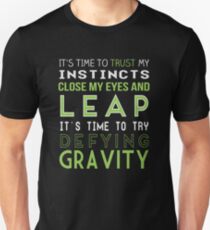 Camiseta ajustada Desafiar la gravedad