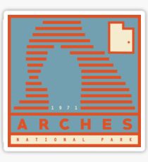 Autocollants du parc national des Arches, engrenage! Sticker