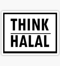 Think Halal Sticker