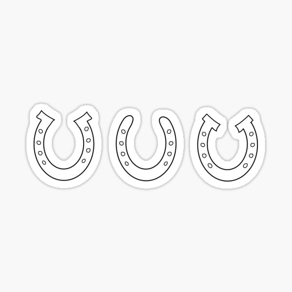 Horseshoes Sticker