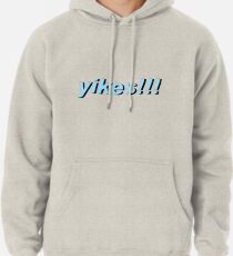 hey !!! in Blau Hoodie