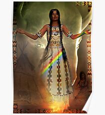 white buffalo calf woman Poster